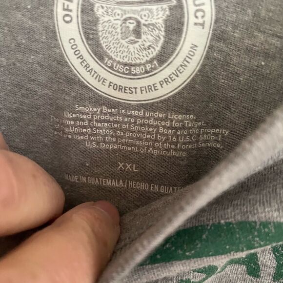 Smokey The Bear Only You Can Prevent Forest Fires Mens XXL Shirt - Picture 7 of 11